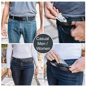 Ceinture de poche à fermeture éclair personnalisée avec boucle en plastique antivol pour les voyages en plein air - Product Image 4