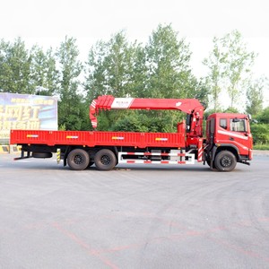 Camion-grue télescopique fiable Dongfeng 6x4 de 12 à 14 tonnes avec flèche longue pour la construction - Product Image 3