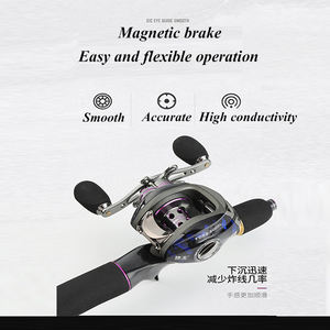 Lutac 바닷물 주조 낚시 릴 경량 9 + 1BB 6.3:1 베이트 캐스팅 - Product Image 5