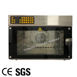 Commercial Automatic Baking Equipment With Timing Device 4 Tray Steam Pizza Bread Bakery Oven Hot Air Convection Oven