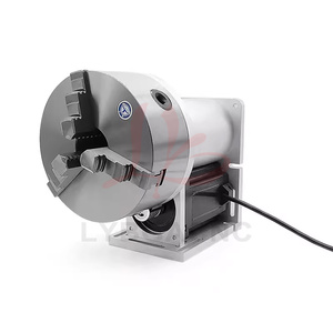 LY TD125/TD160/TD200 - Axe rotatif industriel à 3 griffes - Fixation précise pour le marquage, la découpe, la soudure et la gravure au laser UV sur fibre - Product Image 3