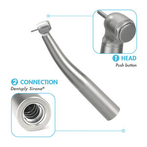 Стоматологическая светодиодная волоконно-оптическая воздушная турбина с 4 отверстиями для воды 450000 об/мин - Product Image 4