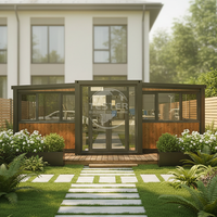 Maisons préfabriquées modulaires de luxe de haute qualité de 20 et 40 pieds, extensibles et modernes, prêtes pour hôtels, chambres et entrepôts