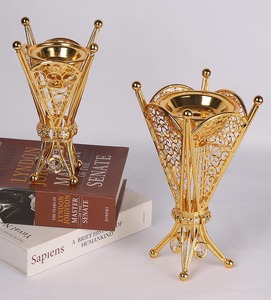 2025 tùy chỉnh sang trọng kim loại Oud Burner/mabkhara Burner cho trang trí nội thất hương & hương liệu khuếch tán có sẵn trong kích cỡ tùy chỉnh - Product Image 3
