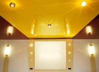 Plafond tendu en PVC décoratif rétroéclairé pour le shopping en ligne, design de prix 2025