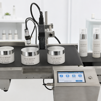 Machine de codage automatique à jet d'encre pour boîtes de conserve, bouteilles en plastique, boîtes, impression de la date d'expiration et de codes QR