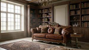 Luxuriöses Klassisches Goldgeschnitztes Massivholz-Sofa Smaragdgrüner Samt Französisches Barockes Königliches Sofa für Palast Hotel Villa OE FASHION - Product Image 6