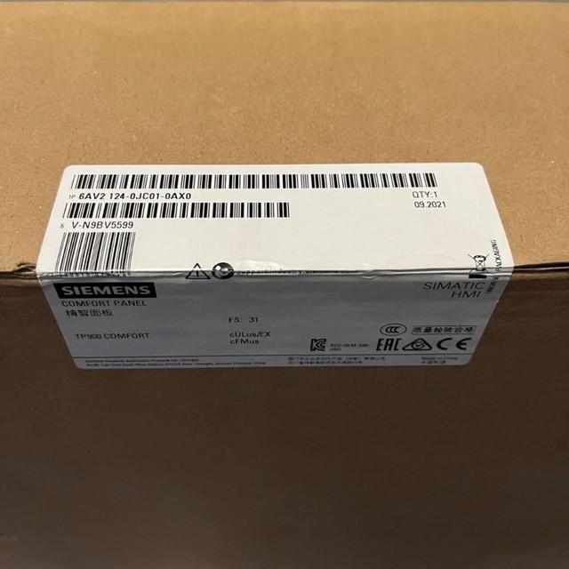 New 6AV2124-0JC01-0AX0 6AV2 124-0JC01-0AX0 HMI TP900 comfort