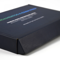 Boîte d'expédition en carton ondulé de taille personnalisée, certifiée FSC, résistante, couleur au choix, emballage en papier indéchirable pour l'expédition d'électronique en gros