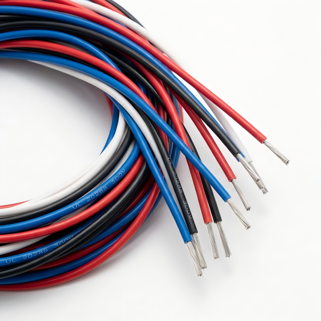 UL20288 Hook-Up Wire 300V 60-105C PVC Insulated 12-18AWG Tinned Copper Core for Electronic and Appliance Internal Wiring