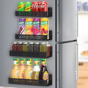 Juego de Estantes Magnéticos para Cocina que Ahorran Espacio para Frascos de Especias y Condimentos en Refrigeradores o Superficies Metálicas - Product Image 4