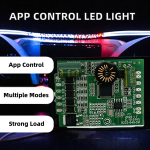 Contrôleur LED RGB pour éclairage <span class=keywords><strong>de</strong></span> moto, <span class=keywords><strong>contrôle</strong></span> par application, mode Pixel Vert, Frein, Clignotant, Marche arrière, <span class=keywords><strong>contrôle</strong></span> sans fil, variateur d'intensité standard - Product Image 2