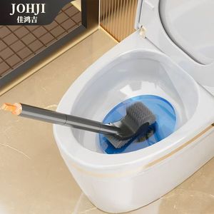 Toilet <b>Brush</b> Long Handle Nylon Bristles Wall Mount For Bathroom Cleaning - Product Image 4