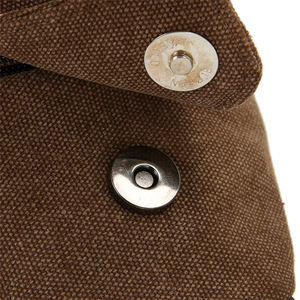 Sac de poitrine en toile pour hommes, sac de <span class=keywords><strong>voyage</strong></span> d'affaires, simple, rétro, résistant à l'usure, grande capacité, bandoulière multi-couches, fermeture éclair décontractée - Product Image 2