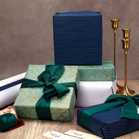 Série Anniversaire – Rouleau d'emballage cadeau épais haut de gamme, papier décoratif de luxe pour cadeaux d'anniversaire et emballage floral, 43x300cm, 80GSM Kraft