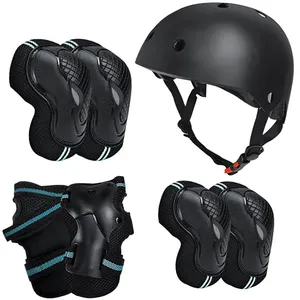 Suministro Directo <span class=keywords><strong>de</strong></span> Fábrica, Rodilleras, Coderas y Muñequeras para Patinaje, Cascos Ajustables para Hombres y Mujeres, Equipo <span class=keywords><strong>de</strong></span> Protección para Ciclismo y Patinaje - Product Image 1