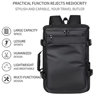 En Stock, Mochila Negra Personalizable para Negocios, Estudiantes, de Lujo, Impermeable, para Viajes, para Portátil - Product Image 2