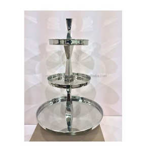 3-Tier Round Stainless Steel <b>Cake</b> Stand-Premium <b>Cake</b> Tools - Product Image 2