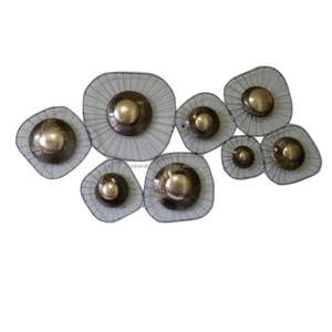 Wrought Iron Multi Circle Wall Decor Hanging Home Decor I Office Decor - Product Image 5