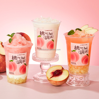 Sirop de jus de pêche concentré 1L, prix d'usine, teneur en jus de fruits supérieure à 90%