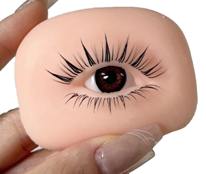 5D silicona tatuaje Microblading ceja práctica piel ojo modelo reutilizable realista pestañas práctica entrenamiento ojos párpado - Product Image 1