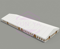 Tentes en aluminium mobiles résistantes extérieures une tente blanche de chapiteau de mariage d'église de tente de cadre avec des murs de PVC