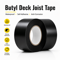 Ruban d'étanchéité en butyl pour poutres, protection de terrasses en bois, largeur et emballage personnalisés, vente en gros