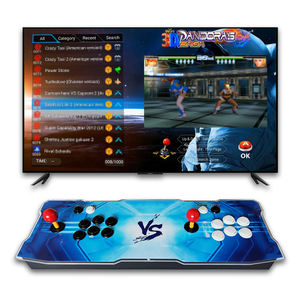 กล่อง EX2 3D WiFi Pandora Saga 10000 in 1, ตู้เกมคอนโซลวิดีโอเกมคลาสสิก bartop Tekken 5 6