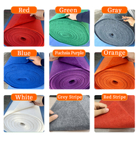 Vliesstoff-Polyester Roter Teppich auf Rolle Ausstellungs-Laufsteg Event-Bühnenbodenmatte
