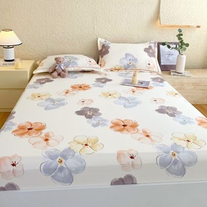 Set di biancheria <span class=keywords><strong>da</strong></span> <span class=keywords><strong>letto</strong></span> in tessuto grossolano di cotone <span class=keywords><strong>da</strong></span> 6 pezzi con spolverino e federe - Product Image 4