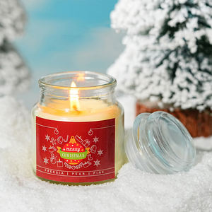 Décoration intérieure de marque privée Coupe champignon de style <span class=keywords><strong>Yankee</strong></span> Pots en verre de cire de soja Bougies parfumées - Product Image 4