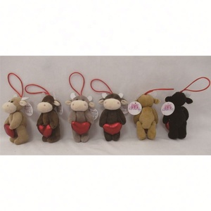 <span class=keywords><strong>Amazon</strong></span> New Product Plush Toy Keyring Animal Octopus Pom Pom Keychain - Product Image 6