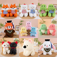 Vente en gros direct usine : Mini jouets d'animaux en peluche Crane de 7, 10, 15, 20, 30 cm avec porte-clés, pour machines à griffes et distributeurs automatiques