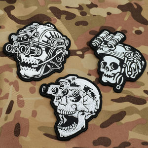 Parche de Goma 3D con Diseño de Calavera Táctica Dead Evil, Parche de PVC con Diseño de Cabeza Malvada, Parche de Goma Táctica con Diseño de Calavera para Pegar en la Parte Delantera de la Ropa - Product Image 2