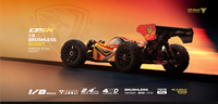 Rlaarlo DSK 1/8 4WD Buggy Dragon Scale Knight 6S 180A ESC 2050KV Brushless CNC Gears Expert Mobil RC Remote Control Kabel USB