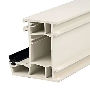 Fabricante de perfis de plástico UPVC ambiental, material de construção de UPVC para vendas, com os melhores preços, perfil de janela de UPVC