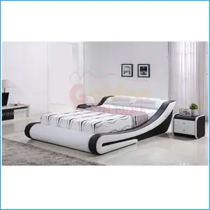 Muebles de dormitorio Diseño de moda Cama barata Muebles modernos para el hogar Cama para el hogar