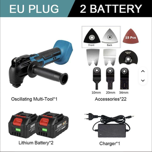 Lithium Battery Universal Treasure Cutter Saw Woodworking Oscillating <b>Tool</b> Shovel Openings Cutting <b>Tools</b> Lithium Battery <b>Power</b> O - Product Image 1