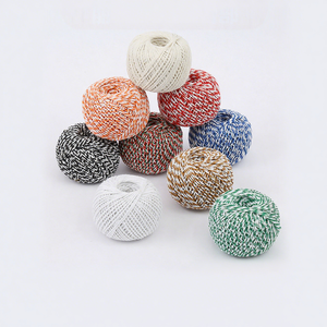 1.5mm couleur mélangé coton fil coton corde bricolage étiquette corde multi-brins fil de liaison en gros - Product Image 1