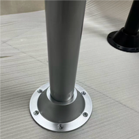 Pieds de table ronds robustes pour camping-car, à haute capacité de charge, profil bas, sur mesure, pour intérieur de yacht - Vente en gros