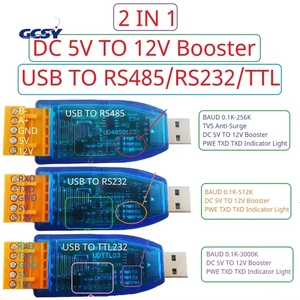 Eletechsup UD48501 12V 5V VCC出力<span class=keywords><strong>USB</strong></span> <span class=keywords><strong>to</strong></span> RS485 <span class=keywords><strong>RS232</strong></span> <span class=keywords><strong>TTL</strong></span>コンバータ<span class=keywords><strong>UART</strong></span> PC COMシリアルポートモジュールPLC IO HMI MCU PTZ - Product Image 3