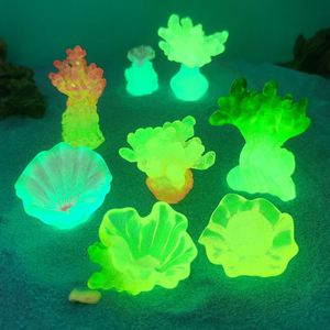 Produit Tendance 2026 : Décoration de Aquarium Luminescente en Résine Vibrante, Corail Sous-Marin, Azure Reverie, Cottagecore, pour Aquascaping - Product Image 5