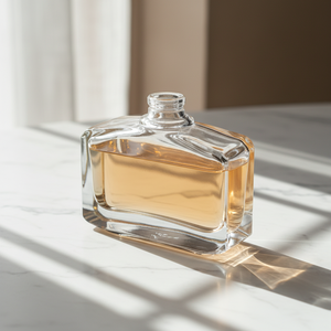 Flacon <span class=keywords><strong>de</strong></span> <span class=keywords><strong>parfum</strong></span> à expédition rapide, 28 ml, rectangle, en verre, vide, transparent, avec échantillon - Product Image 1