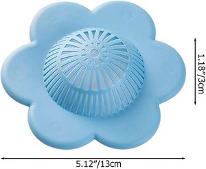 Attrape-cheveux durable en silicone pour douche, filtre à cheveux pour drain, attrape-cheveux durable en silicone - Product Image 2
