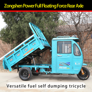 Corps de semi-wagon ouvert Carburant Fret agricole Motocyclette à trois <span class=keywords><strong>roues</strong></span> Utilisation motorisée <span class=keywords><strong>avec</strong></span> poignée au <span class=keywords><strong>volant</strong></span> - Product Image 4