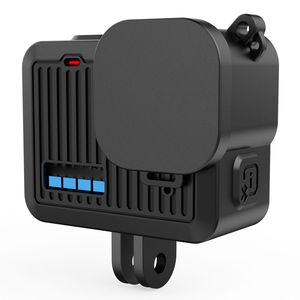 Étui de protection en Silicone pour <span class=keywords><strong>GoPro</strong></span> <span class=keywords><strong>HERO</strong></span> 13 12 <span class=keywords><strong>11</strong></span> couvercle d'objectif latéral <span class=keywords><strong>avec</strong></span> dragonne <span class=keywords><strong>accessoires</strong></span> de caméra d'action - Product Image 3