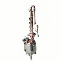 Équipement de distillation en acier inoxydable à double enveloppe de 50 L, modèle Yansheng Ysct-B25, multi-tension (110V/220V/380V), garantie 1 an