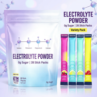 Poudre d'électrolytes hydratante OEM, vitamines, sans édulcorants artificiels, 6 g par sachet, pour l'énergie, le soutien immunitaire, la nutrition sportive