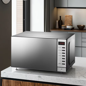 High Quality 20L 240V/50HZ Mechanical Control Stainless Steel Countertop Microwave Oven Home Use 700W Child <b>Lock</b> Kitchen Microwa - Product Image 6