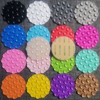 Support adhésif rond en silicone 19Cup pour téléphone portable, fixation mains libres, ventouse, support, tapis, cadeau